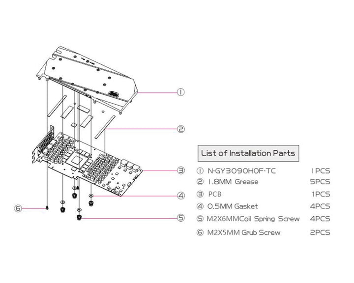Bykski Full Coverage GPU Water Block w/ Integrated Active Backplate for Zotac RTX 3090 HOF Extreme Limited Edition (N-GY3090HOF-TC)