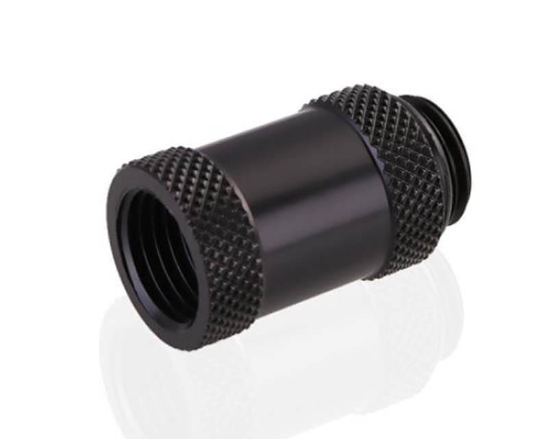 Bykski G 1/4in. Male/Female Extension Coupler - 25mm (B-EXJ-25) - Black