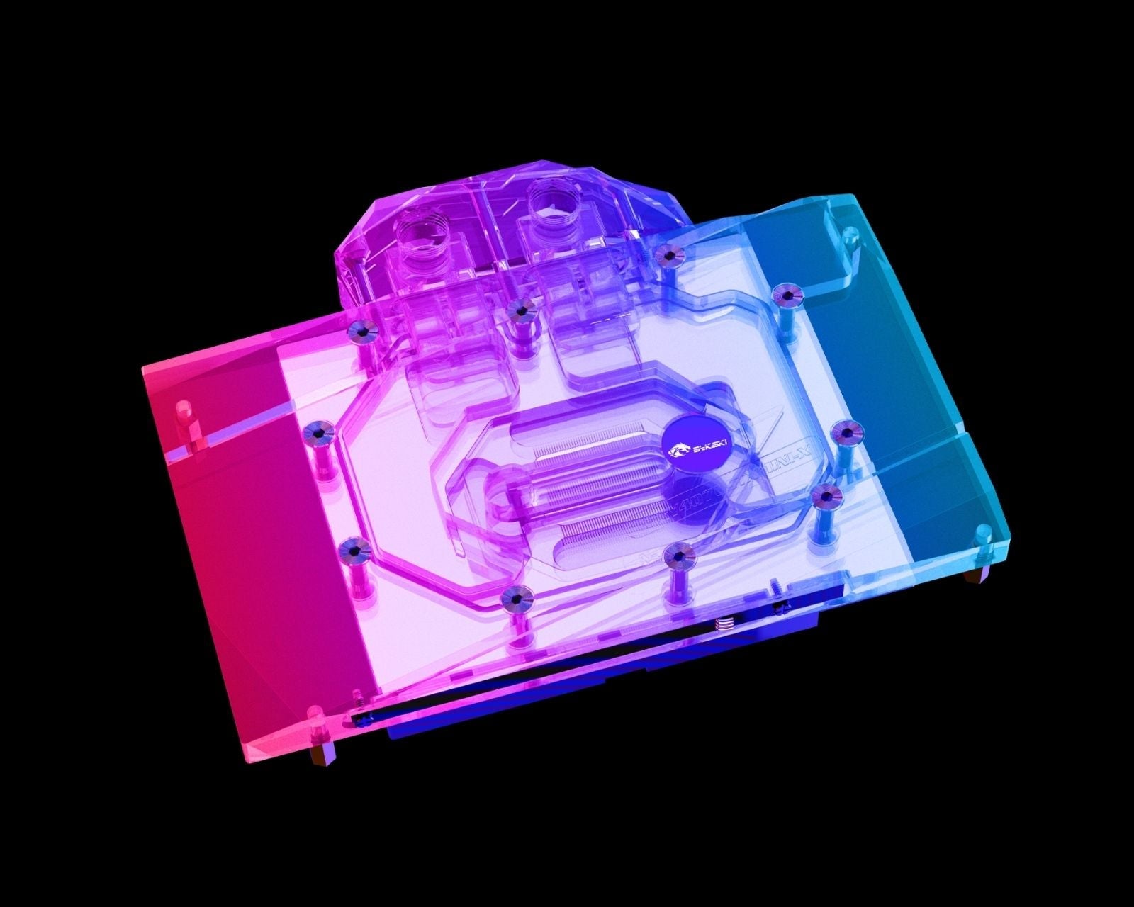 Bykski Full Coverage GPU Water Block and Backplate For GAINWARD