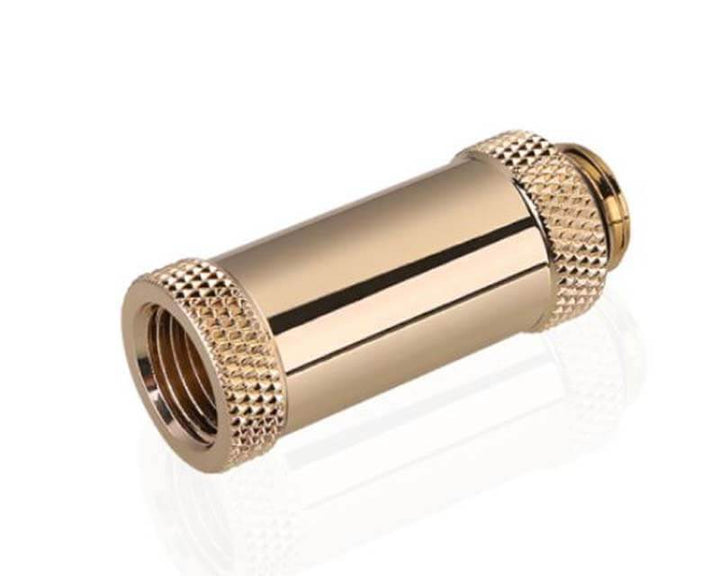 Bykski G 1/4in. Male/Female Extension Coupler - 40mm (B-EXJ-40) - Gold