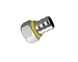 Bykski Stainless Steel Durable Server P-Lok DIY Fitting - 22mm Threaded to Barbed for 12mm (1/2in) Tubing (CC-TJ-SR-P-15-8)