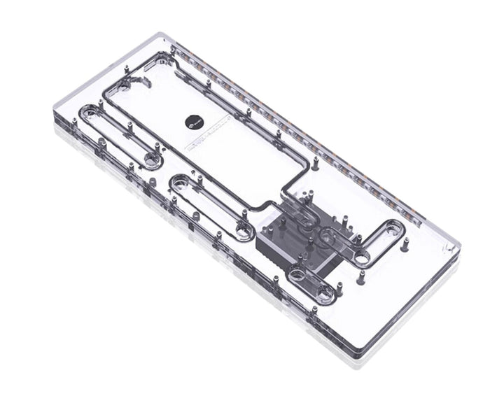 Bykski Distro Plate For PHANTEKS MG-NE620Q - PMMA w/ 5v Addressable RGB(RBW) (RGV-PHA-MG620Q-P-K) - DDC Pump With Armor