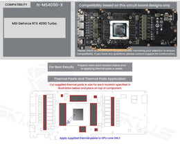 Bykski Metal/POM GPU Water Block and Backplate For MSI GeForce RTX 4090 Turbo (N-MS4090-X)