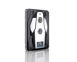 Granzon GAMS Digital Display CPU Water Cooling Block for AMD Ryzen 3/5/7/9 (AM4/AM5) - Black