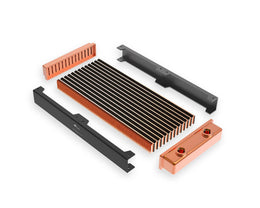 Bykski 240mm x 30mm RC Series Radiator, 120mm x 2, Dual Fan (CR-RD240RC-TN-V2) - Black