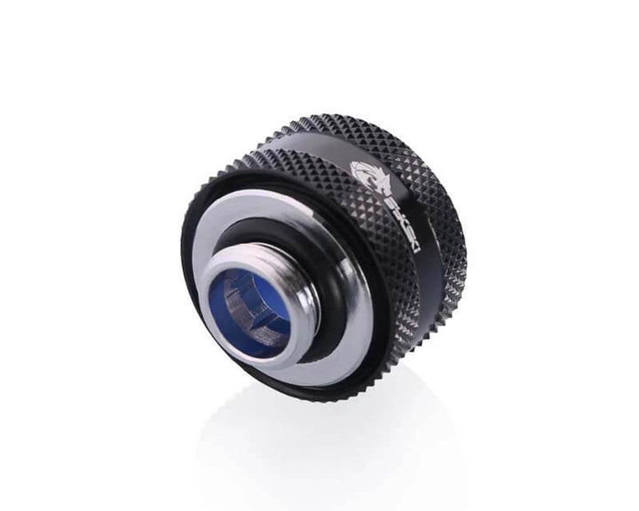Bykski Anti-Off Rigid 16mm OD Fitting (B-FTHTJ-L16) - Black