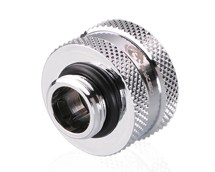 Bykski Rigid 16mm OD Fitting V2 (B-HTJV2-L16) - Silver