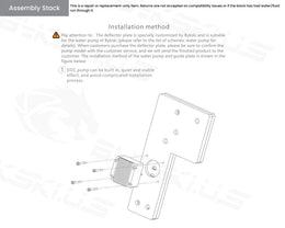 Bykski Distro Plate For PHANTEKS 217 XE - PMMA w/ 5v Addressable RGB(RBW) (RGV-PHA-217-P-K) - DDC Pump With Armor