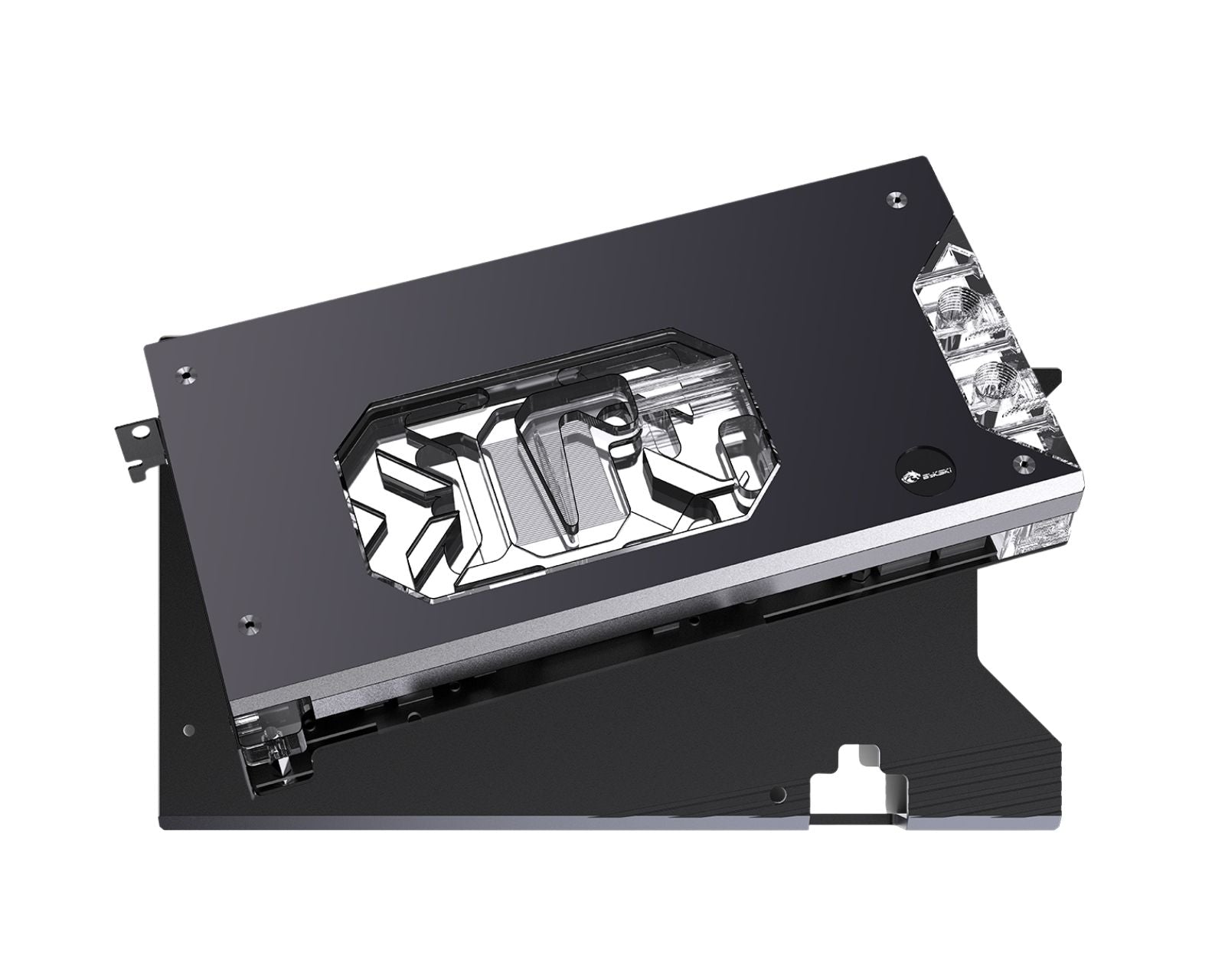 Bykski ウォーターブロックGIGABYTE RTX30 GAMING 用 Bykski Armored End Port GPU Waterblock with Backplate For Gigabyte