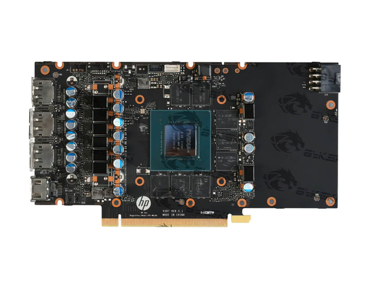 Bykski Full Coverage GPU Water Block and Backplate for Hewlett-Packard RTX 3060Ti (N-HP3060TI-X)