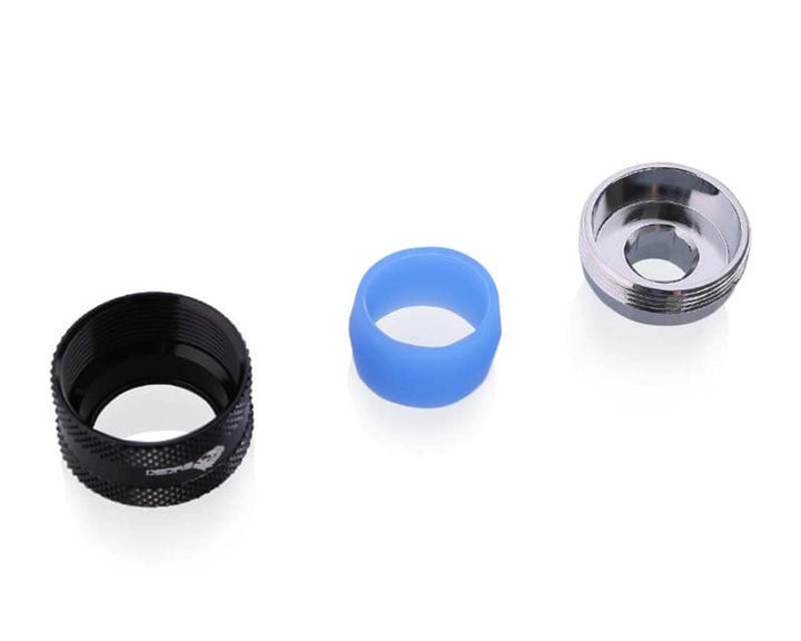 Bykski Anti-Off Rigid 16mm OD Fitting (B-FTHTJ-L16) - Black