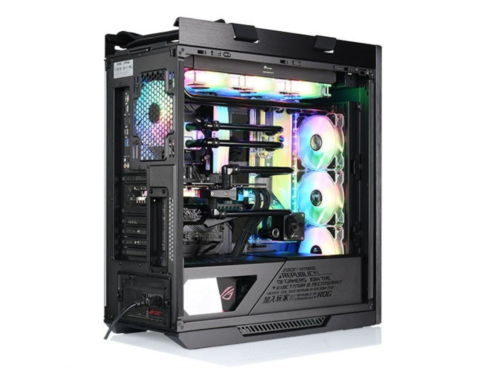 Rog Led Plate Bykski Distro Plate for Asus Rog Strix Helios PMMA w/ 5v Addressable R ...