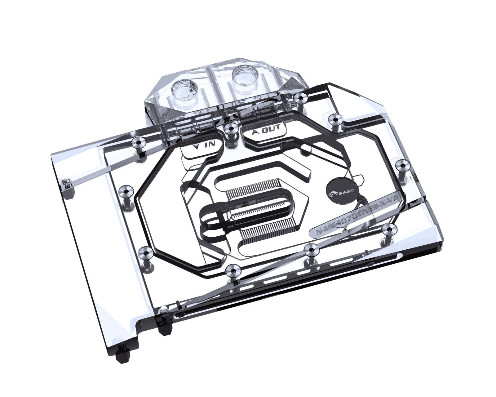 Bykski Full Coverage GPU Water Block and Backplate For MSI GeForce
