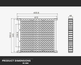 Bykski High-Performance Multi-Block 2,000W Heat Dissipation Radiator, 9x120mm Support (B-RD1080-TK-V2)