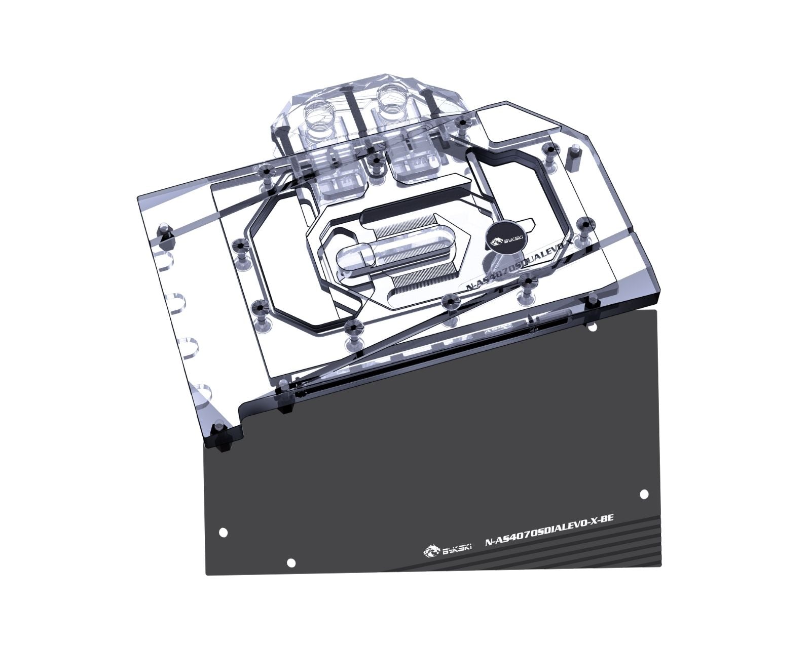 Bykski Full Coverage GPU Water Block and Backplate For ASUS Dual