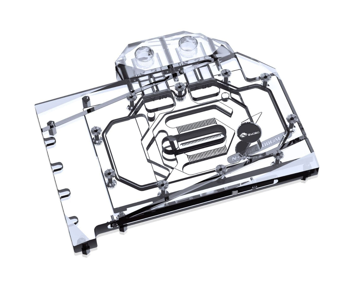 Bykski Full Coverage GPU Water Block and Backplate For ASUS Dual GeForce RTX 4060 Ti OC 8GB (N-AS4060TIDUAL-X)