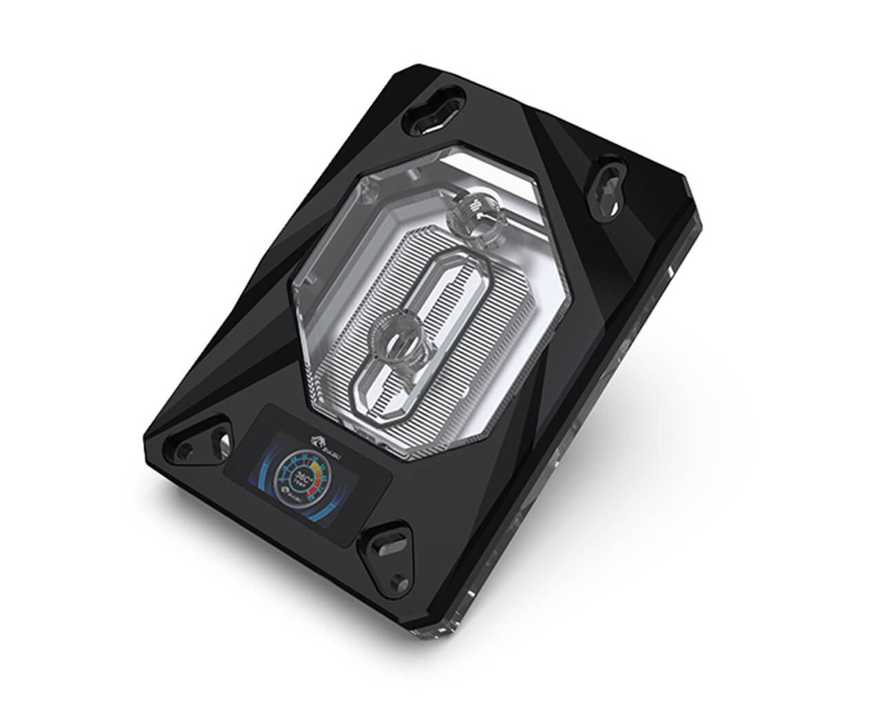 Bykski CPU-RAY-ON-M CPU Water Cooling Block w/ Temp Digital