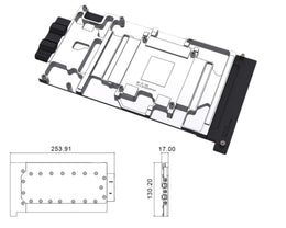Bykski Durable Metal/POM GPU Water Block and Backplate For ZOTAC GeForce RTX 5090 D 32GB SOLID OC (N-ML5090GR-SR-V2) - Continuous Usage
