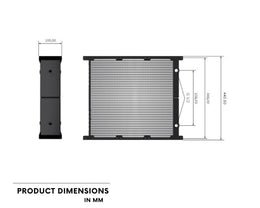 Bykski Extreme-Performance Multi-Block 4,200W Heat Dissipation Radiator, 9x120mm Support (CR-RD1080RC-TK100)