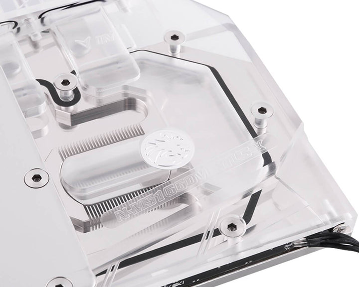 Bykski Full Coverage GPU Water Block For  MSI GTX 1660 Ventus XS OC 6G - Clear (N-MS1660VENTUS-X)
