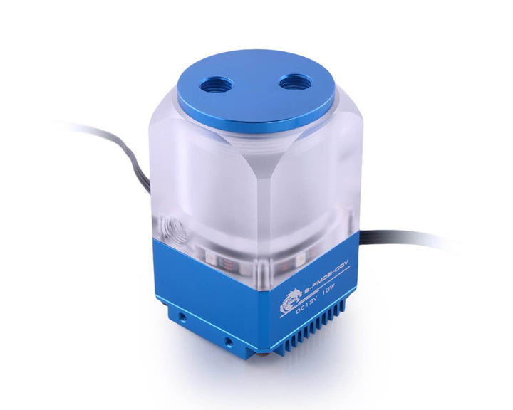 Bykski Mini DDC Pump Reservoir Combo w/ Armor (B-TANK-DDC-MI) - Blue
