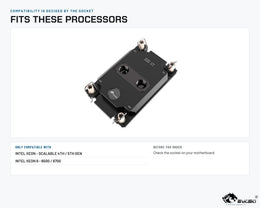 Bykski CPU-4677-SR Durable Metal CPU Water Cooling Block for Intel Xeon (LGA 4677/4710)