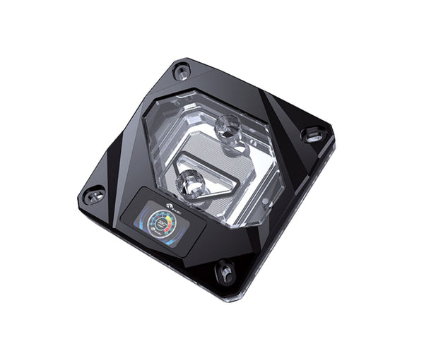 Bykski CPU-FIRE-ON-I Digital Temperature Display CPU Water Cooling Block for Intel Core (LGA 1851/1700/1200/115x/1366/2011/2011-3/2066)