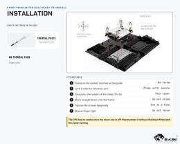 Bykski CPU-SR4189-X Full Metal CPU Water Cooling Block for Intel Xeon Scalable (LGA 4189)