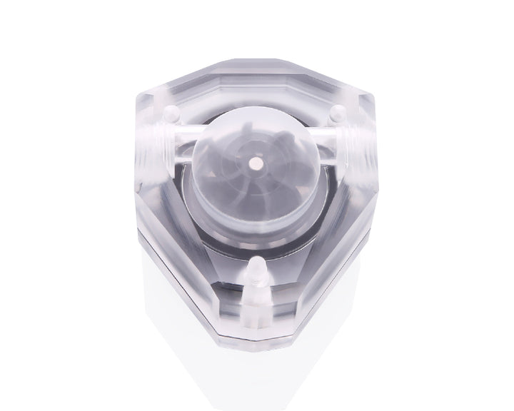 Bykski 2-Way Diamond Flow Indicator - Clear (B-FMPA-DM-X)