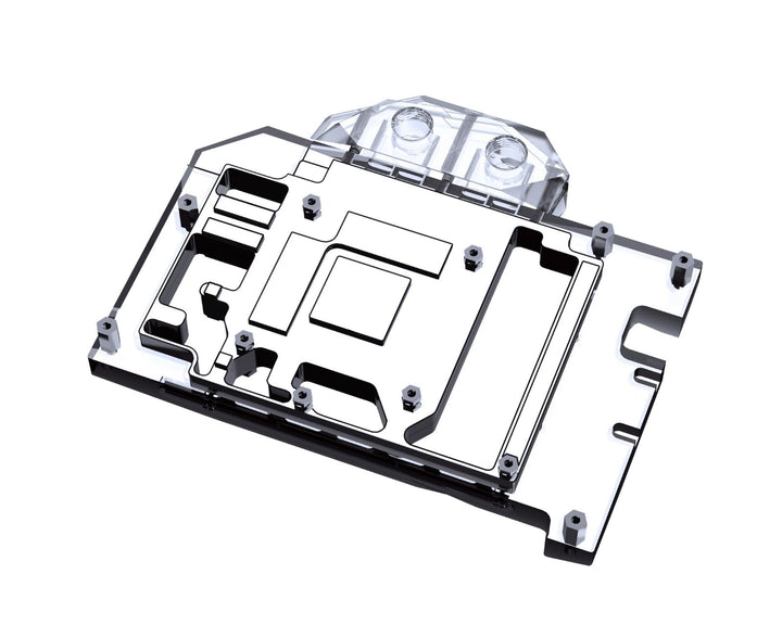 Bykski Full Coverage GPU Water Block and Backplate For Colorful iGAME GeForce RTX 4060 Ti Ultra W OC 8G (N-IG4060TIULDUO-X)