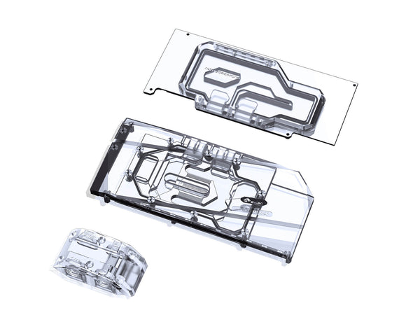 Bykski Full Coverage GPU Water Block w/ Integrated Active Backplate for Inno3D RTX 3090 Ice Dragon (N-ICH3090-TC)