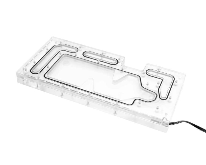 Bykski Distro Plate - ForGame - Frosted PMMA w/ 5v Addressable RGB (RBW) (RGV-FG-AM)