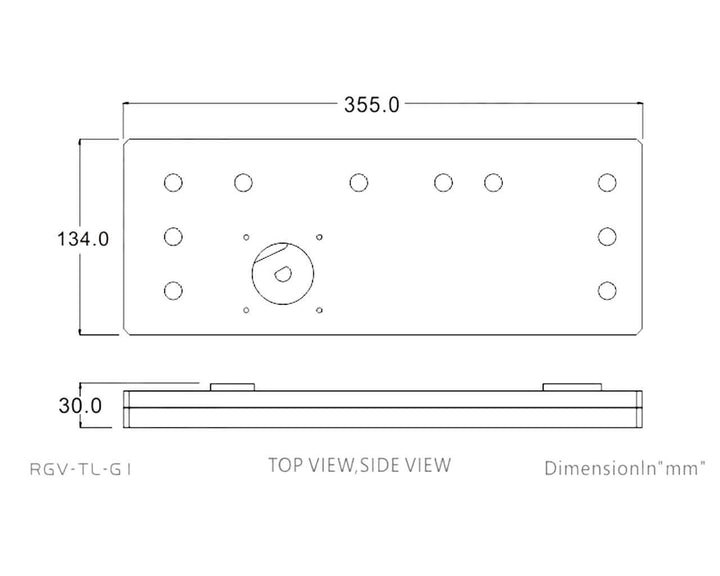 Bykski Distro Plate - Tiny Whale G1 - PMMA w/ 5v Addressable RGB (RBW) (RGV-TL-G1)