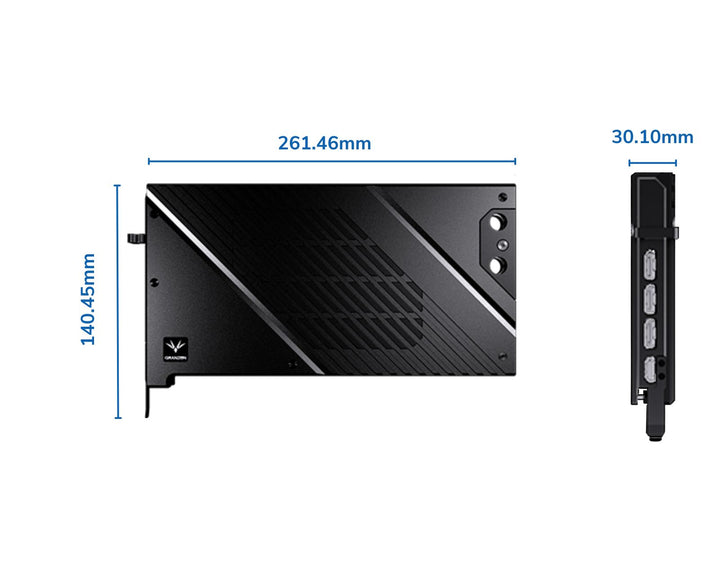 Granzon Full Armor GPU Water Block and Backplate For GIGABYTE GeForce RTX 4080 Eagle/Aero OC/Master/Gaming OC 16G (GBN-GV4080EOC)