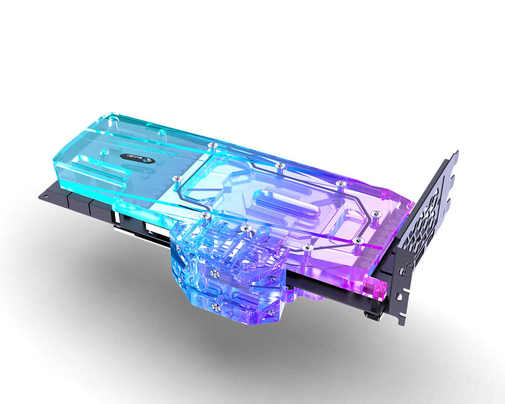 Bykski Full Coverage GPU Water Block w/ Integrated Active Backplate for Colorful iGame RTX 3090 (N-IG3090UL-TC)