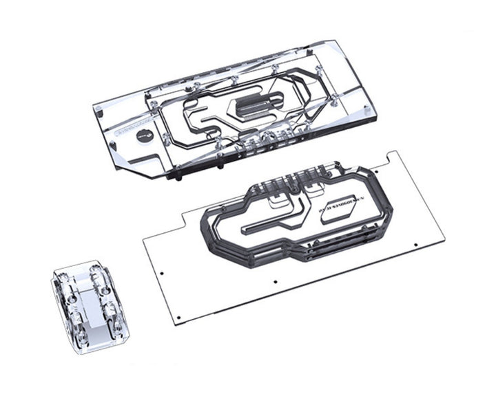 Bykski Full Coverage GPU Water Block with Integrated Backplate For MSI RTX 3090 VENTUS (N-MS3090VES-TC-V2)