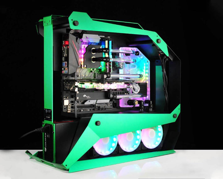 Bykski Distro Plate for Zeaginal Z10 - PMMA w/ 5v Addressable RGB (RBW) (RGV-ZG-Z10-P)