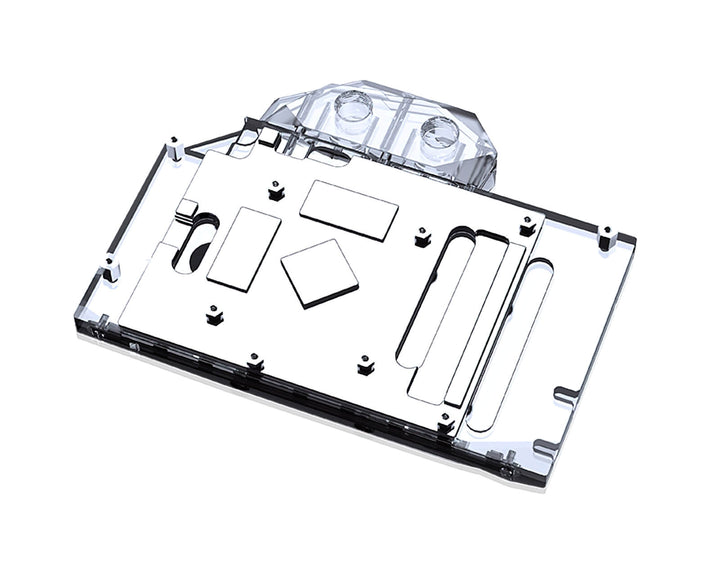 Bykski Full Coverage GPU Water Block and Backplate for ASRock Radeon RX 6600XT Challenger ITX 8GB (A-AR6600XT-X)