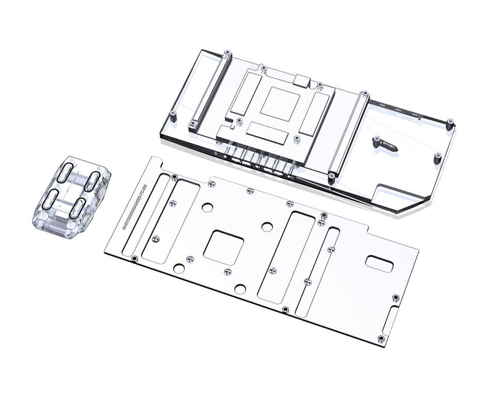 Bykski Full Coverage GPU Water Block w/ Integrated Active Backplate for GALAXY RTX 3090 GAMER (N-GY3090GAMER-TC)