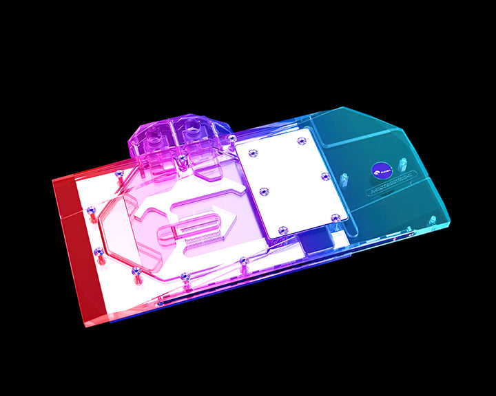 Bykski Full Coverage GPU Water Block and Backplate for MSI RX 6900XT Gaming X Trio (A-MS6900TRIO-X)
