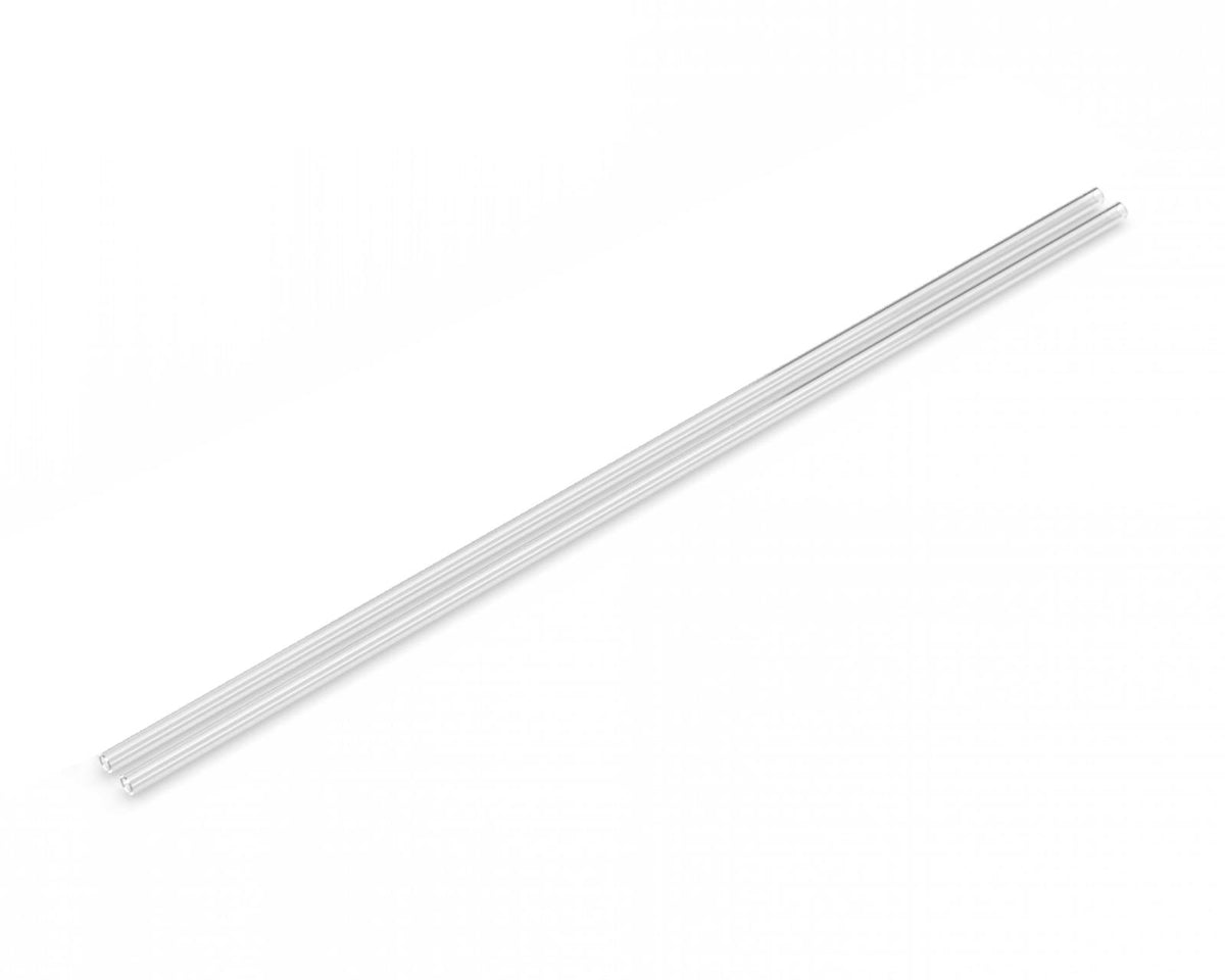 Bykski 10mm ID x 14mm OD Rigid Acrylic Tube - 2x 750mm - Clear