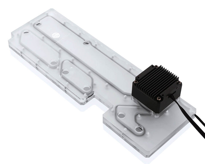 Bykski Distro Plate for InWin Alice  - PMMA w/ 5v Addressable RGB (RBW) (RGV-INW-Alice-P)