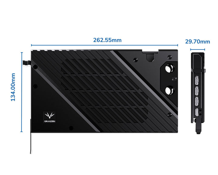 Granzon Full Armor GPU Water Block and Backplate For iGame GeForce RTX 4080 Vulcan/Neptune/Advanced OC (GBN-IG4080VXOC)