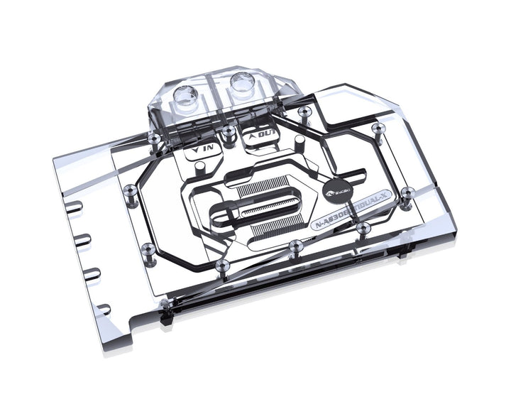 Bykski Full Coverage GPU Water Block And Backplate For ASUS DUAL-RTX3060TI-O8G (N-AS3060TIDUAL-X)