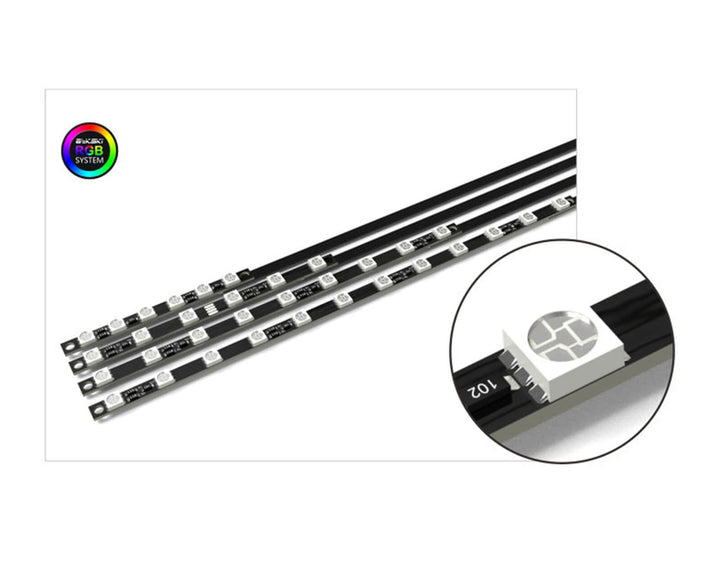 Bykski Replacement Flexible 12v RGB LED Strip - 100mm