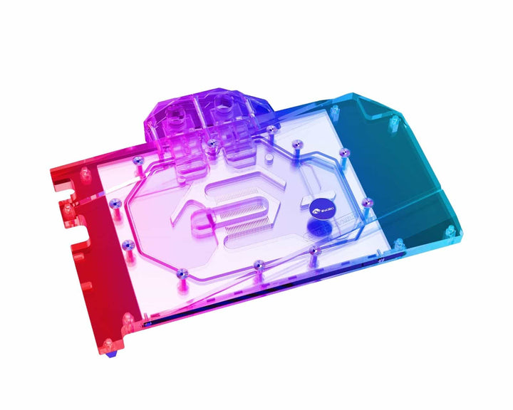 Bykski Full Coverage GPU Water Block and Backplate for Colorful iGame GeForce RTX 4080 OC (N-IG4080VXOC-X)