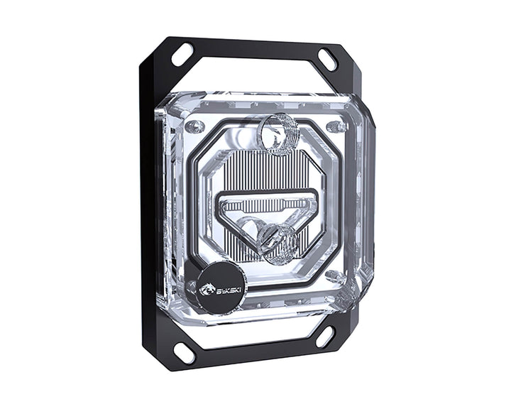 USED: Bykski CPU-XPR-C-M CPU Water Cooling Block - PMMA w/ 5v Addressable RGB (RBW)(for AMD Ryzen 3/5/7/9,AM4/AM3+/AM3)