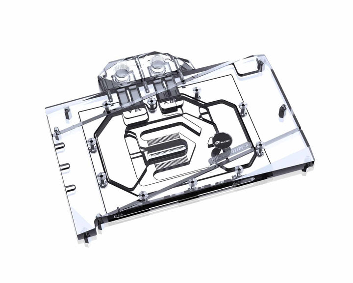 Bykski Full Coverage GPU Water Block and Backplate for Colorful iGame Tomahawk RTX 4070 Ti Deluxe (N-IG4070TIZF-X)
