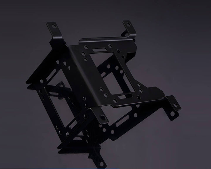 Bykski 120mm Multi Function 90 Degree Shelf Style Water Cooling Bracket - Black (B-PMFS)