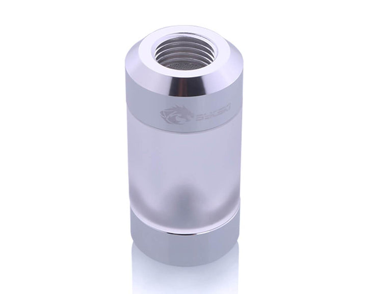 Bykski G1/4 Aluminum Inline Filter (B-FIL-PA-V2) - Silver